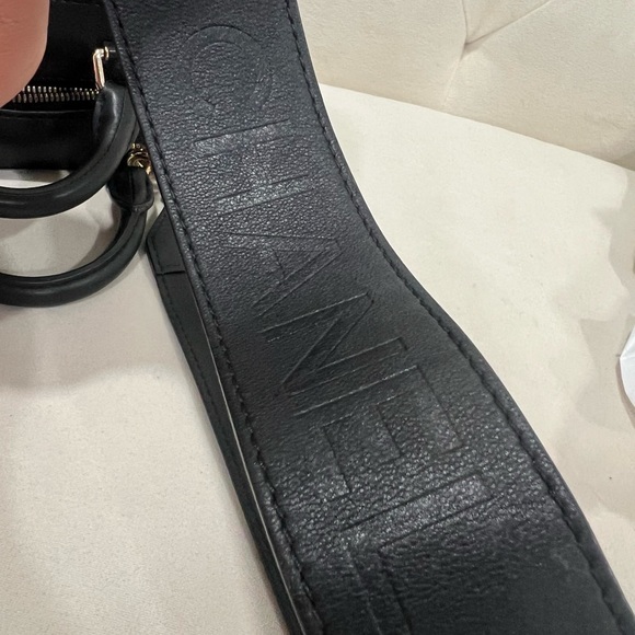 ❌SOLD ❌Chanel Black Leather Box double Zippy Bag - Picture 4 of 15